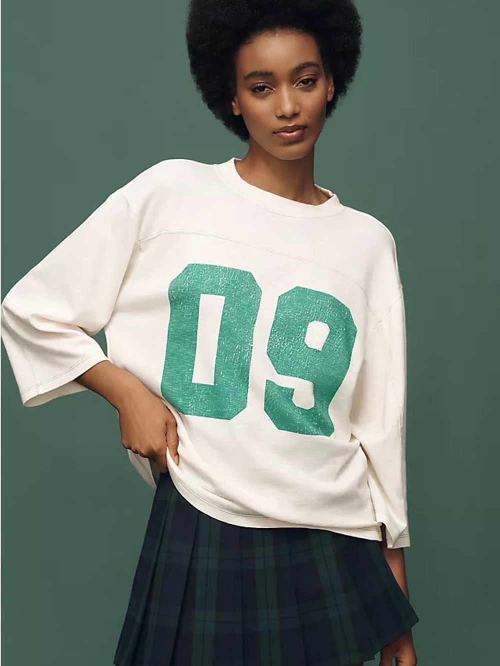Anthropologie Pilcro 3/4 Sleeve Shirt